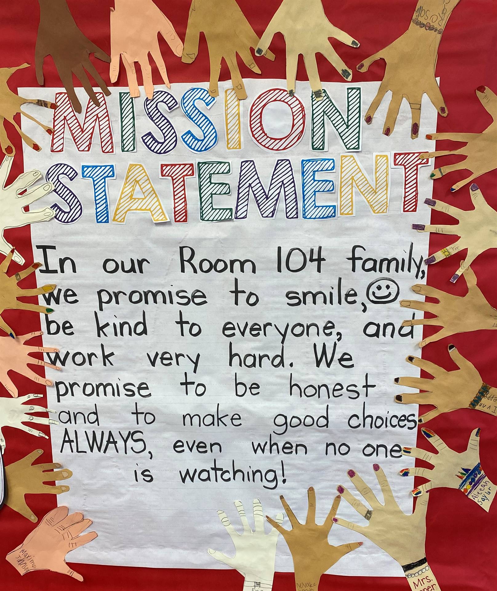 Mrs. Opper's Mission Statement
