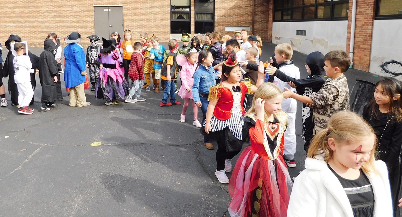Halloween costume parade