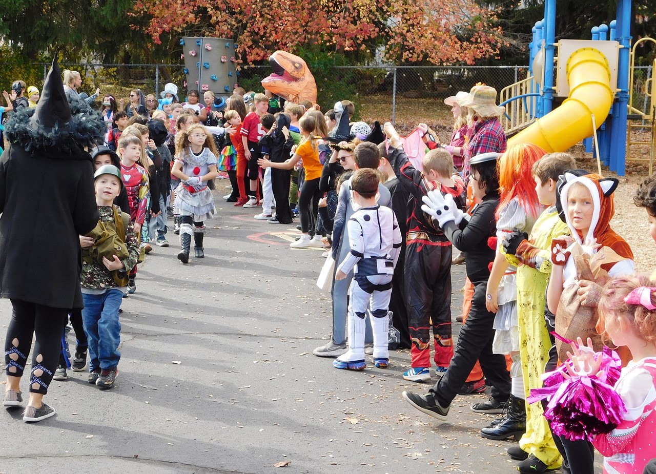 Halloween costume parade